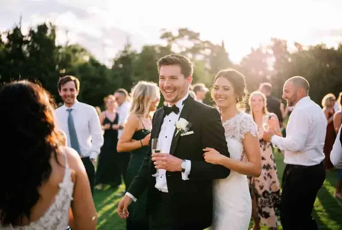 Best man giving a wedding speech